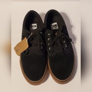 New Quiksilver Varial Black Suede Men's Sneakers Size 10